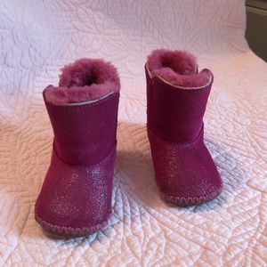 Pink glitter Uggs